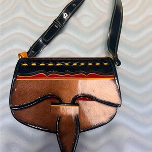 Elegant Multicolor Crossbody Bag